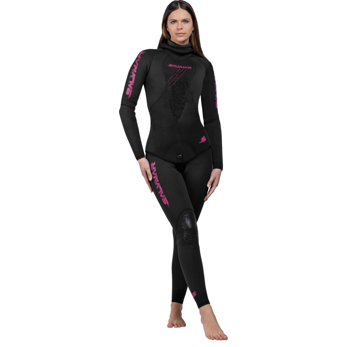 Seawalker Black 5.0 mm Muta 2pz Apnea Donna Completa in Neoprene Spaccato Interno