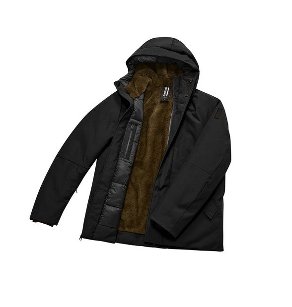 Parka Corto Interno Eco Pelliccia