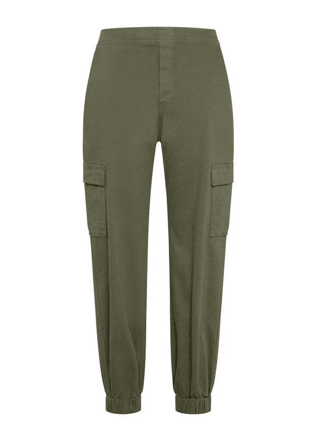 Pantaloni Cargo Gabardina