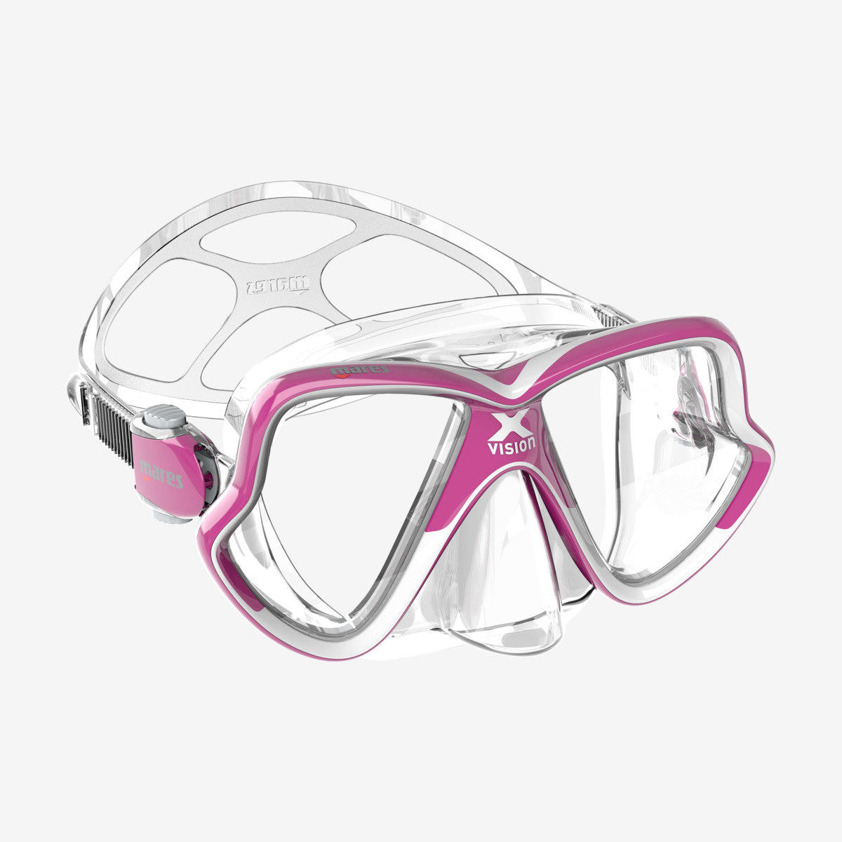 X-Vision Mid 2.0 Maschera Subacquea per Diving e Snorkeling a Lenti Inclinate