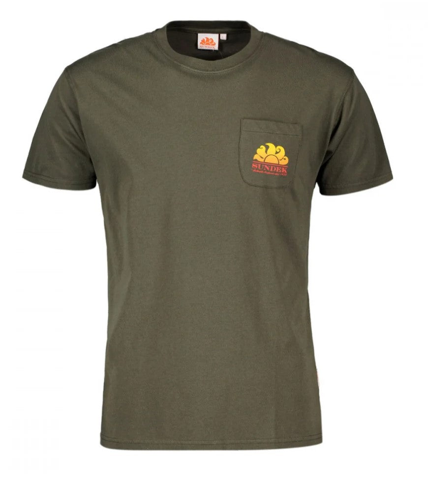 T-shirts con Taschino e Logo Posteriore
