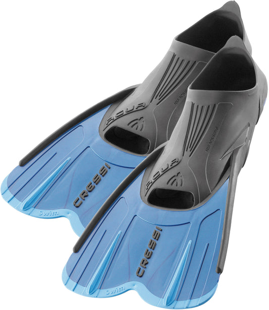 Agua Short Pinne Corte per Nuoto e Snorkeling con Scarpetta Full Foot