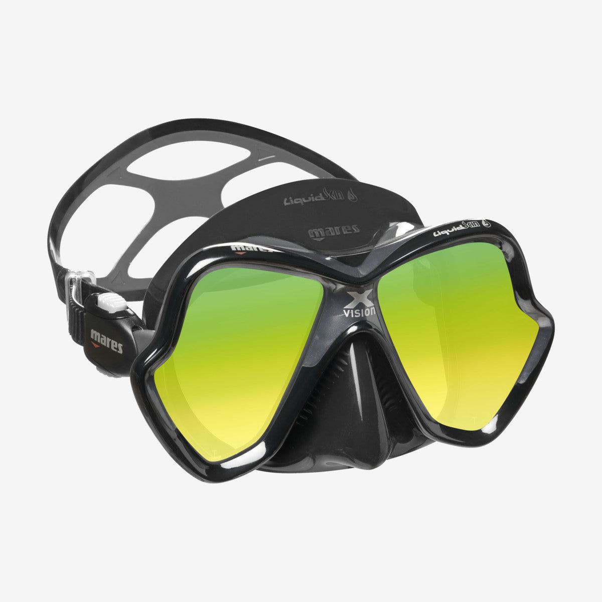 X-Vision Ultra Liquidskin Maschera Subacquea per Diving e Snorkeling a Lenti Inclinate