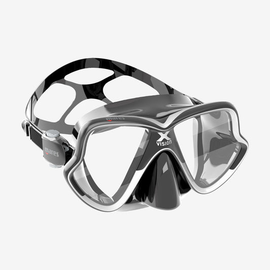 X-Vision Mid 2.0 Maschera Subacquea per Diving e Snorkeling a Lenti Inclinate