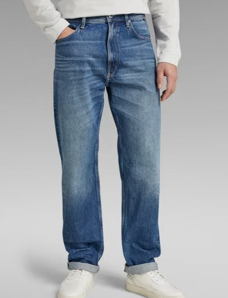 Type 49 Relaxed Straight Jeans Raw Tela Ferma